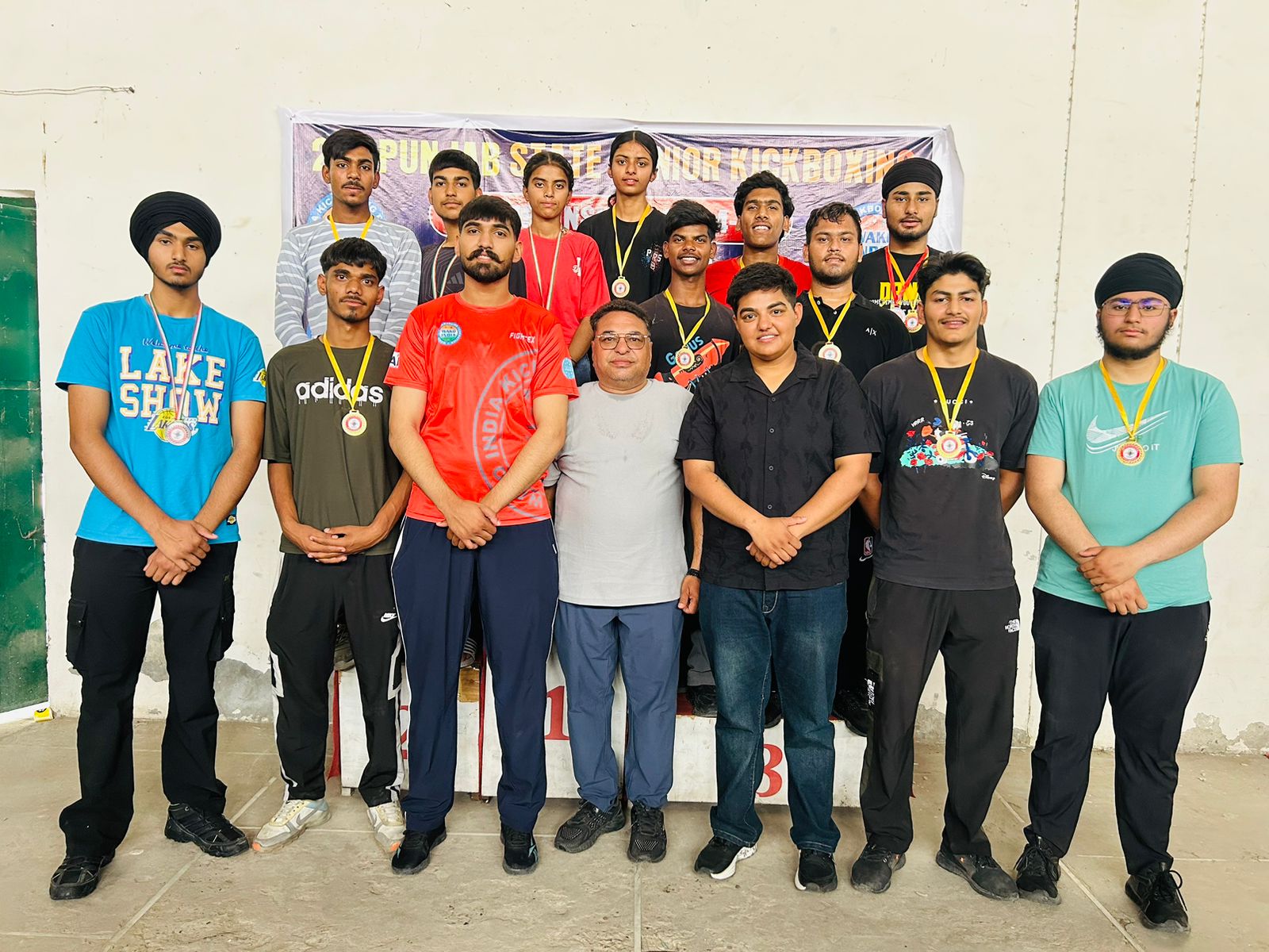 Players won the matches in Kickboxing Championship